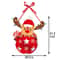 Merry Christmas Santa Snowman Door Hanging Ornament 10