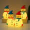 Cute LED Glowing Snowman Christmas Tree Hanging Ornament 3