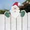 Santa Claus Fence Peeker Christmas Yard Decoration 0
