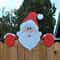 Santa Claus Fence Peeker Christmas Yard Decoration 1
