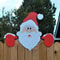 Santa Claus Fence Peeker Christmas Yard Decoration 1