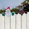 Santa Claus Fence Peeker Christmas Yard Decoration 4