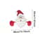 Santa Claus Fence Peeker Christmas Yard Decoration 5