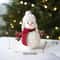 Cute Plush Knitted Snowman Christmas Hanging Ornament 4