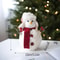 Cute Plush Knitted Snowman Christmas Hanging Ornament 5