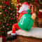 78FT LED Inflatable Santa Claus On Chimney Christmas Yard Decoration 5