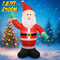 787FT LED Inflatable Waving Santa Christmas Yard Decoration 4