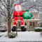 8FT Climbing Santa Inflatable LED Christmas Yard Decoration 0