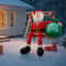 8FT Climbing Santa Inflatable LED Christmas Yard Decoration 4