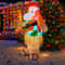6FT LED Inflatable Hawaiian Santa With Guitar Yard Decoration 3