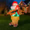6FT LED Inflatable Hawaiian Santa With Guitar Yard Decoration 4
