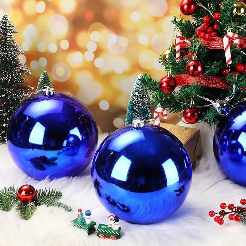 15cm Large Christmas Ball Ornament Decorative Hanging Bauble 6