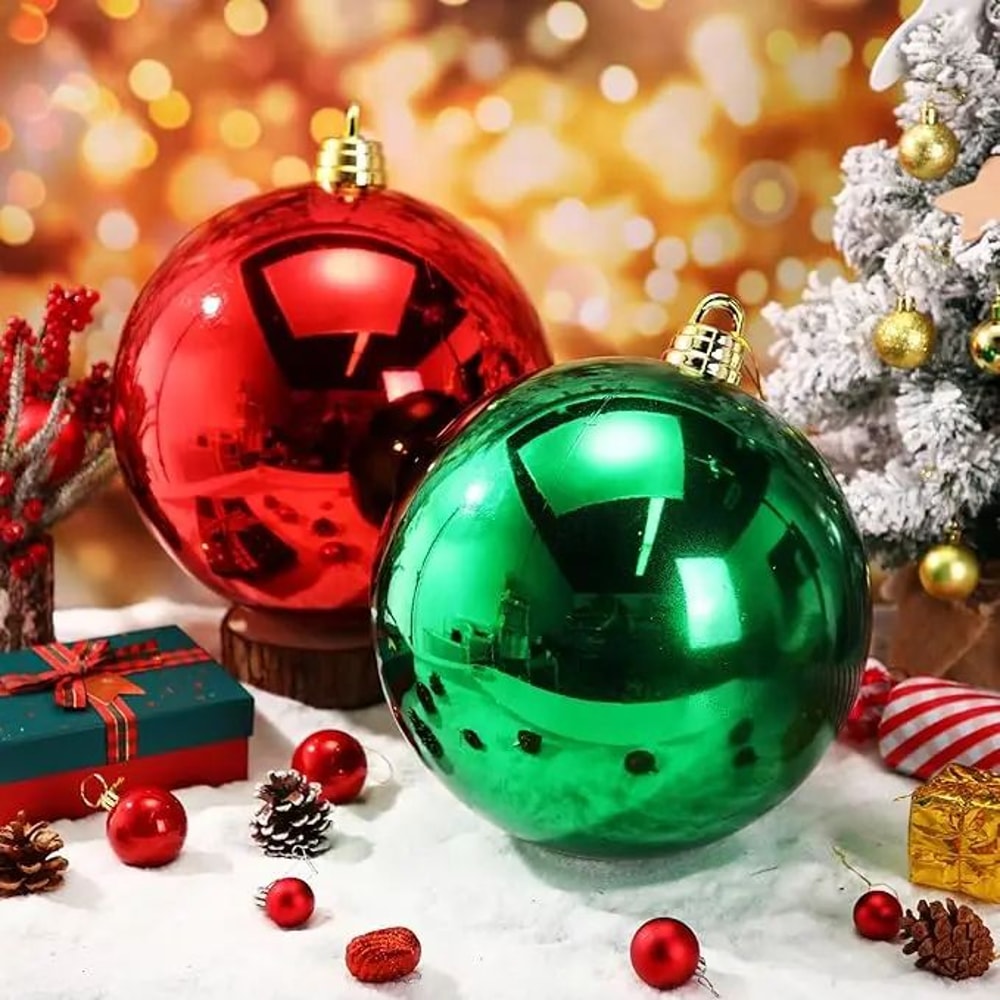 15cm Large Christmas Ball Ornament Decorative Hanging Bauble 7