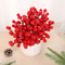 Artificial Red Holly Berry Stems For Christmas Tree And Wreath Decor 11