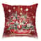 Christmas Santa Snowman Pillow Cover For Sofa And Home Decor 11