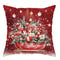 Christmas Santa Snowman Pillow Cover For Sofa And Home Decor 11
