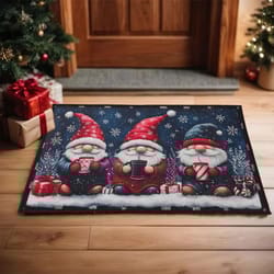 merry christmas outdoor doormat holiday floor carpet