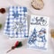 Merry Christmas Snowman Kitchen Towels Set 3