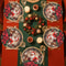 Christmas Santa Snowman Linen Placemat Table Mat 8