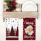 Merry Christmas Santa Kitchen Towels Set 6