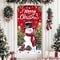 Merry Christmas Porch Door Banner Hanging Decoration 2