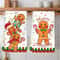 Merry Christmas Gingerbread Man Kitchen Towels Set 0