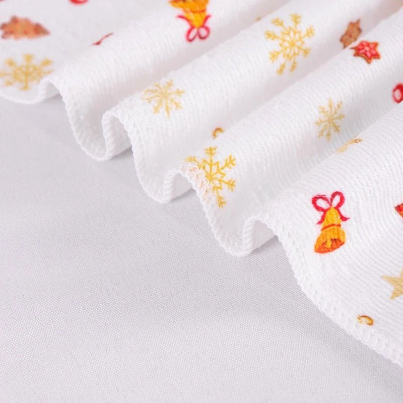 Merry Christmas Gingerbread Man Kitchen Towels Set 6
