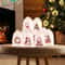 Christmas Linen Drawstring Gift Bags Set 8