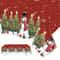 Merry Christmas PE Tablecloth Holiday Party Table Cover 0