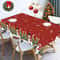 Merry Christmas PE Tablecloth Holiday Party Table Cover 2