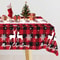Merry Christmas PE Tablecloth Holiday Party Table Cover 5