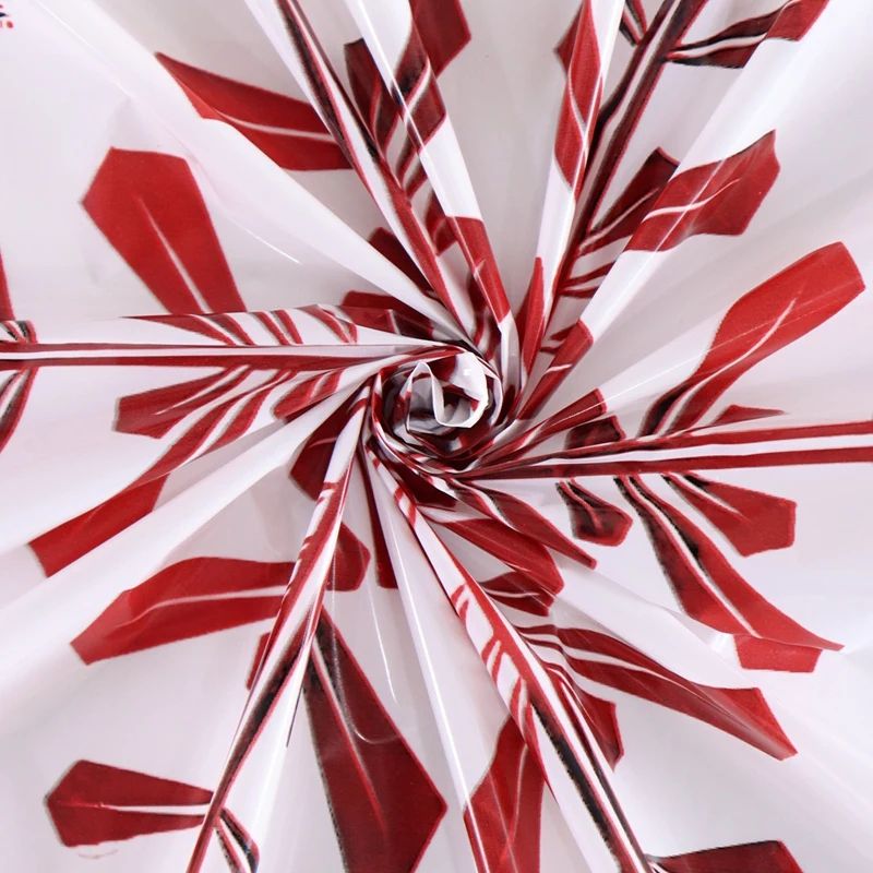 Merry Christmas PE Tablecloth Holiday Party Table Cover 7