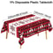 Merry Christmas PE Tablecloth Holiday Party Table Cover 8