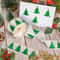 Christmas Tree Laser Waterproof Sticker Labels Roll 2