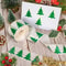 Christmas Tree Laser Waterproof Sticker Labels Roll 2