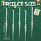 Acrylic Ice Cone Christmas Hanging Ornaments Set 5