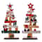 DIY Wooden Santa Christmas Tree Desktop Decoration 0