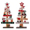 DIY Wooden Santa Christmas Tree Desktop Decoration 0