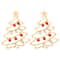 Colorful Zircon Christmas Tree Earrings For Women 5