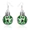 Christmas Snowflake Star Ball Bulb Dangle Earrings 8