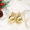Christmas Snowflake Star Ball Bulb Dangle Earrings 16