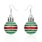 Christmas Snowflake Star Ball Bulb Dangle Earrings 14
