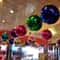 Large Colorful Christmas Ball Ornaments Set Of 3 3