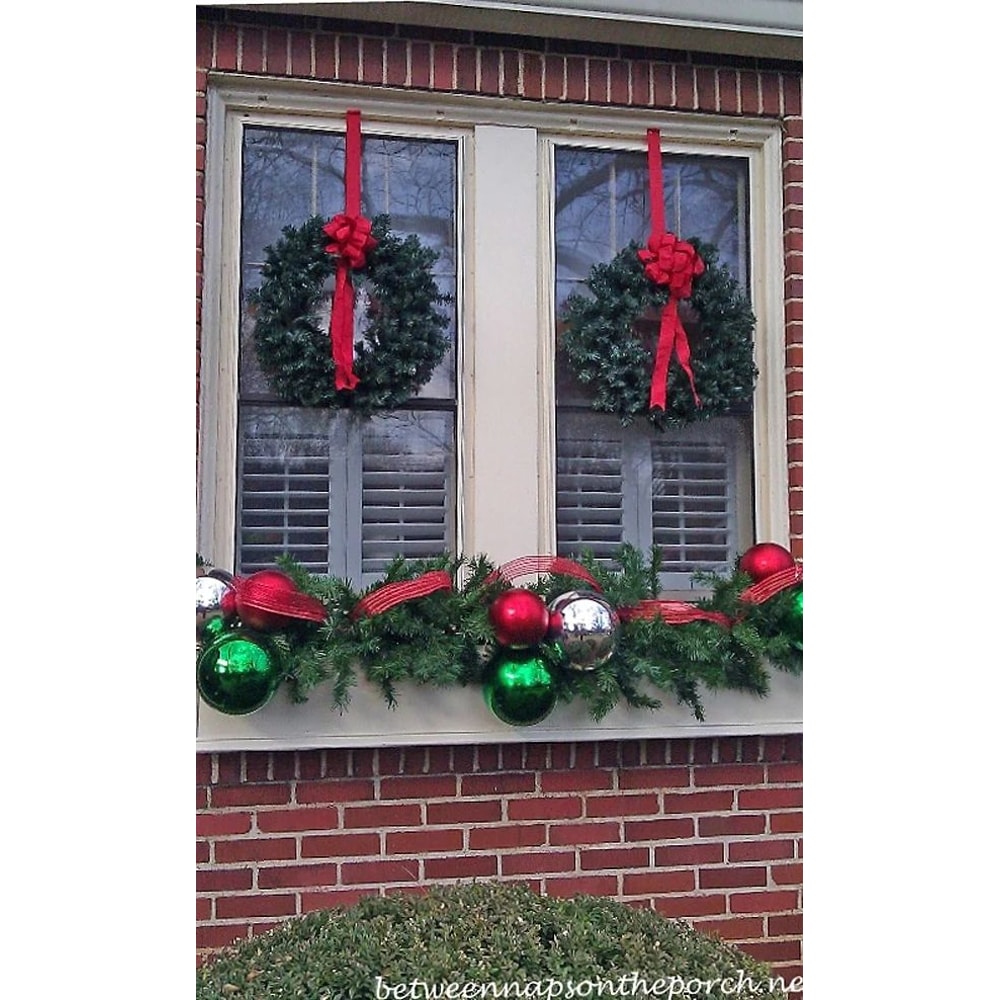 Large Colorful Christmas Ball Ornaments Set Of 3 8