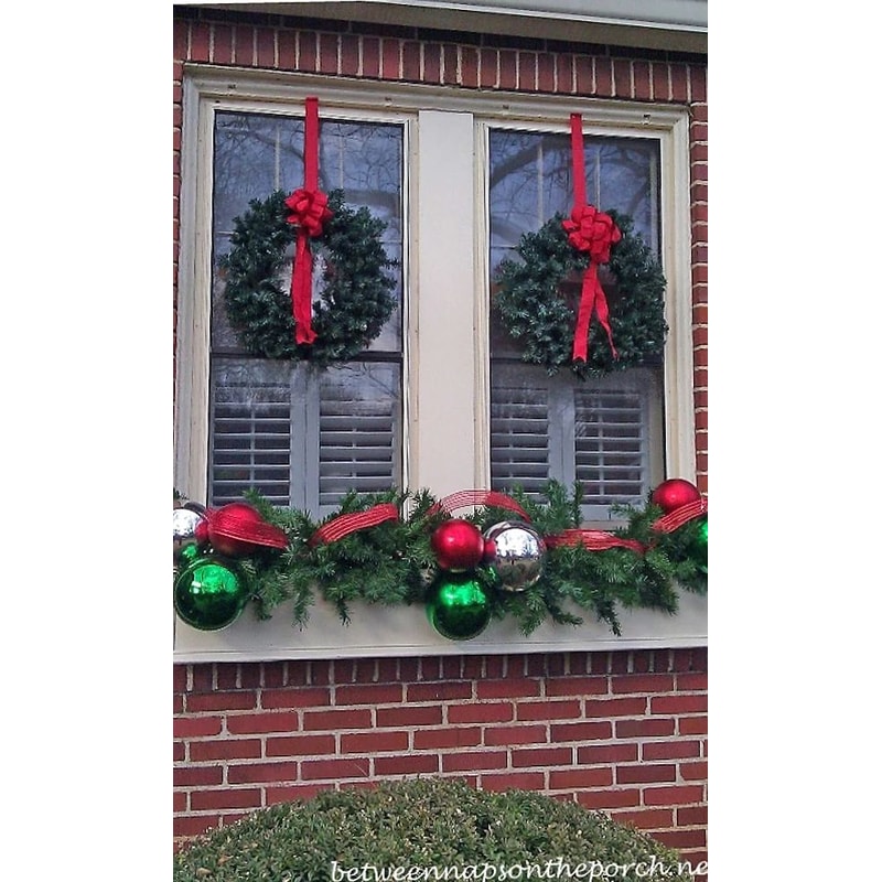 Large Colorful Christmas Ball Ornaments Set Of 3 8