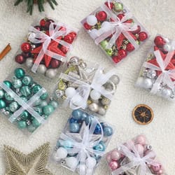 30pcs christmas ball ornaments hanging decoration set