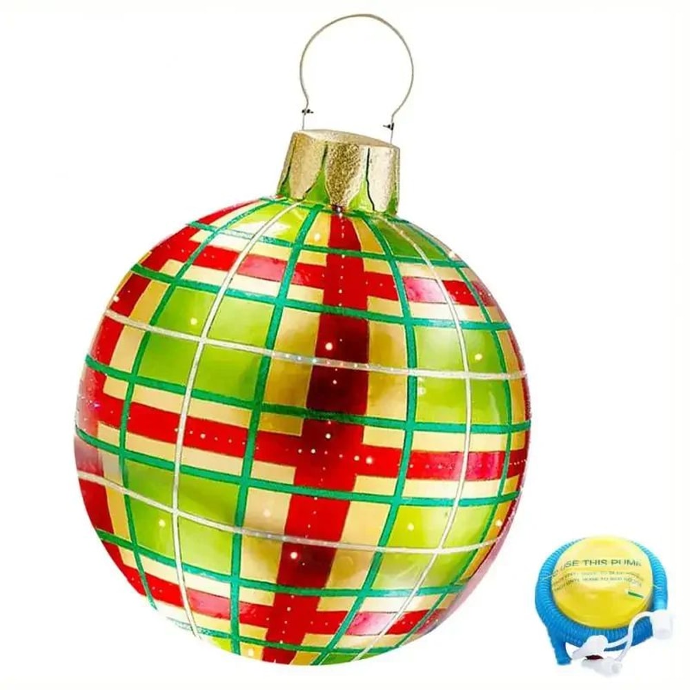 60cm Giant Inflatable Christmas Ball Outdoor Decoration 11