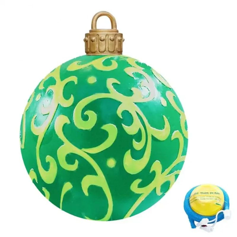 60cm Giant Inflatable Christmas Ball Outdoor Decoration 14