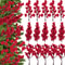 Artificial Red Berry Branch Picks For Christmas Decor 1