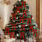 Velvet Ribbon Christmas Tree Bow Decorations Set 2
